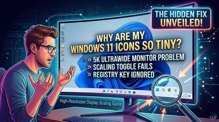 Setting That Finally Fixes Tiny Taskbar Icons